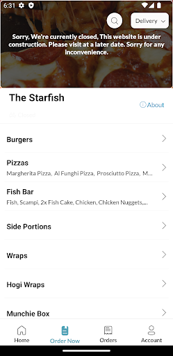 The Starfish Screen 2