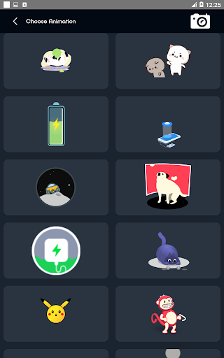 Charging animations app