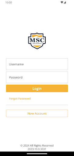 Android application MSC Insurance Agency Online screenshort