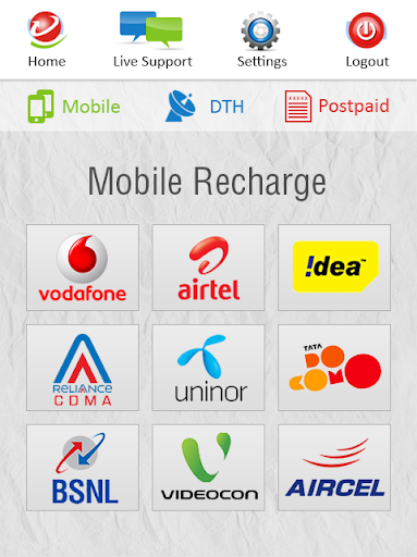 My Recharge With Live Supports