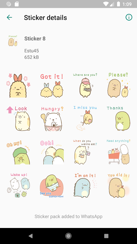 Sticker Sumikko Gurashi Terbaru forWAStickerAppsのおすすめ画像4