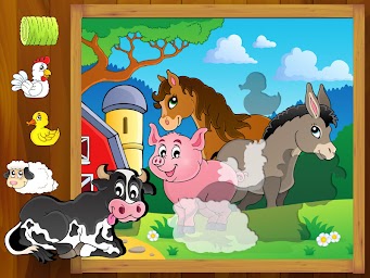 Animal Puzzle Kids + Toddlers