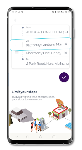 Tameside Taxis Screen 2