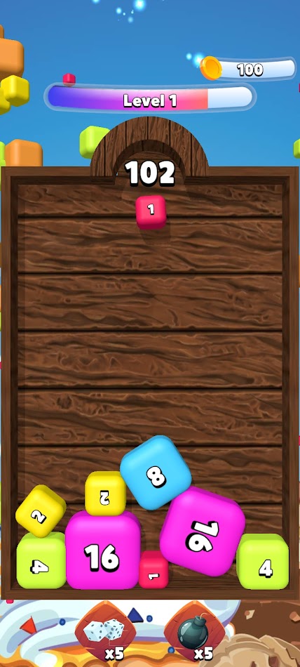 #7. Happy Number Merge (Android) 由: year twenty three studio