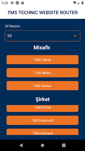 Android application TMS Technic screenshort