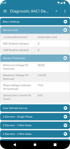 FieldSense MeterSense Screen 2