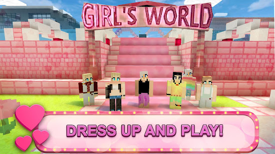 Girls Theme Park Craft: Water Slide Fun Park Games Varies with device screenshots 1