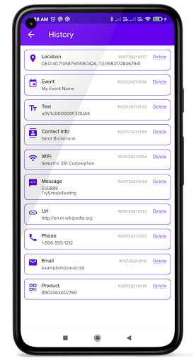 QR and Barcode Scanner Generato