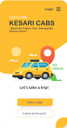 Android application Kesari Cabs Driver screenshort