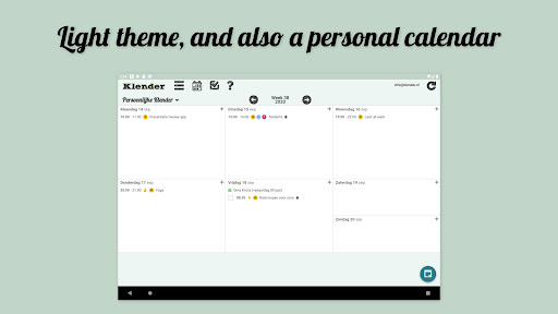 Klender, family calendar screenshot 12