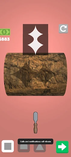 Wood Carving Turning Paint 3d - Screenshot 1