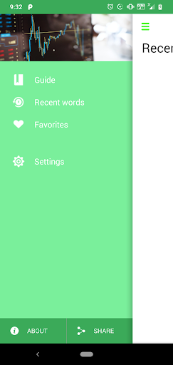 Android application Stock Market Dictionary screenshort
