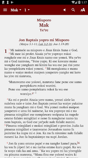 Android application Wolwale Bible screenshort
