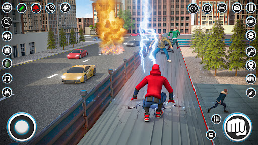 Android application Spider Fighter Hero 3d Man screenshort
