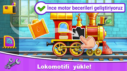 Tren Oyunları çocuk tiren 3 5 Android Uygulaması Ekran Görüntüsü 1