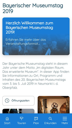 Android application Bayerischer Museumstag 2019 screenshort