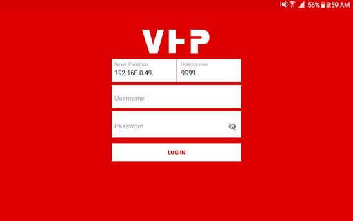 Android application VHP Check In screenshort