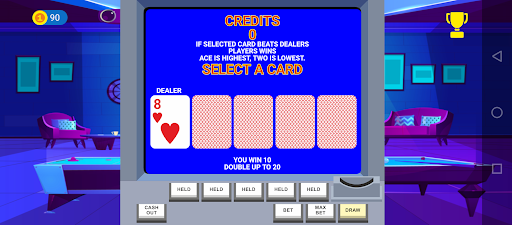 Video Poker Big Bet Screen 3