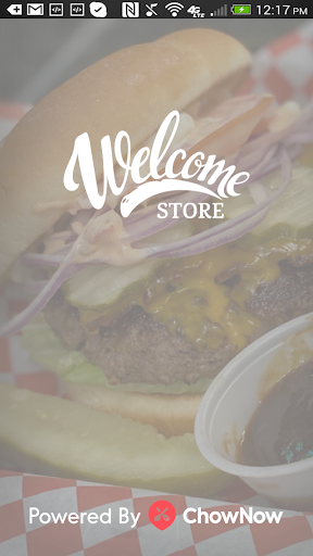Android application Welcome Store screenshort