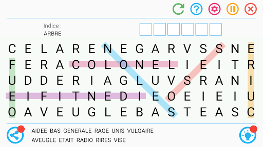 Mots Mêlés Français screenshot