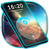 Neon Blue HD Locker theme icon