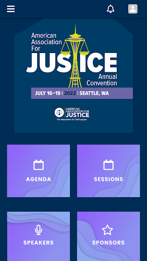 Android application AAJ Annual Convention 2022 screenshort