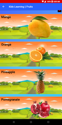 Kids Education  Animals , Flowers , Fruits.