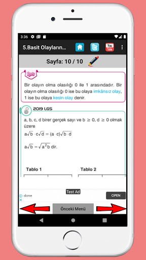 8. Sınıf Test Çöz İnternetsiz Screen 3