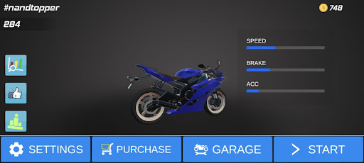 Android application Bike Surf racing lionadz games screenshort