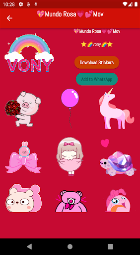 Pink Stickers