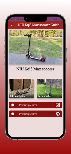 NIU Kqi3 Max scooter Guide Screen 2
