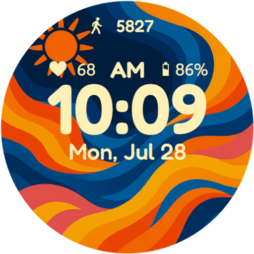 Summer Vibes - watch face Download on Windows