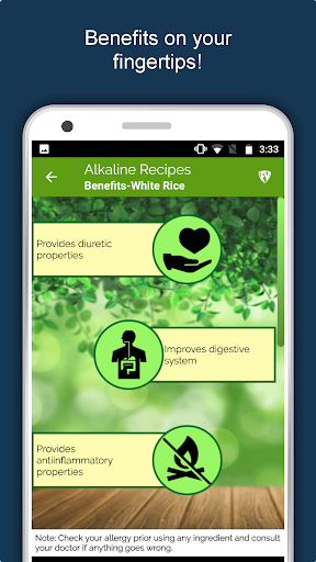 Screenshot of Alkaline Diet Recipes : Weight