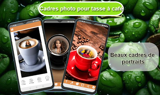 Android application Cadres photo pour tasse à café screenshort
