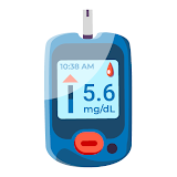 Blood Sugar & Pressure Tracker icon