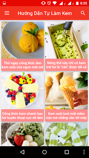 Công thức làm kem ngon Screen 2