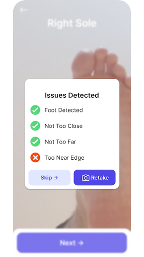 Foot Watch Screen 3
