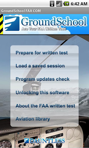 Android application FAA Commercial Pilot Test Prep screenshort