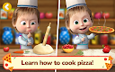 screenshot of Masha and the Bear Pizza Maker