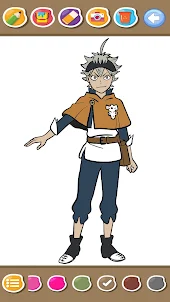 Black Clover Coloring Anime