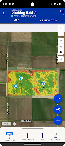 Android application YP AgServ screenshort