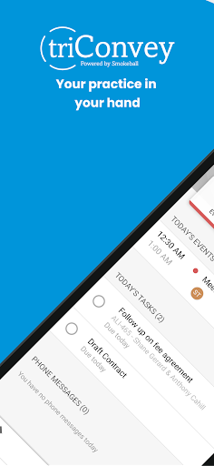 Android application triConvey screenshort