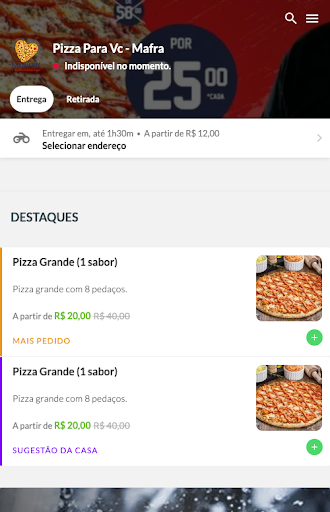 Pizza para você Screenshot 4 - AppWisp.com