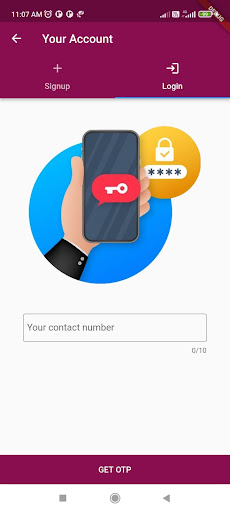 Android application Ultopa delivery screenshort