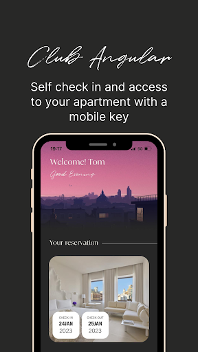 Android application Club Angular screenshort