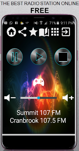 Android application Summit 107 FM Cranbrook 107.5 screenshort