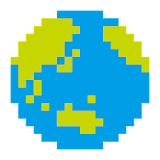 Pixel art magic icon