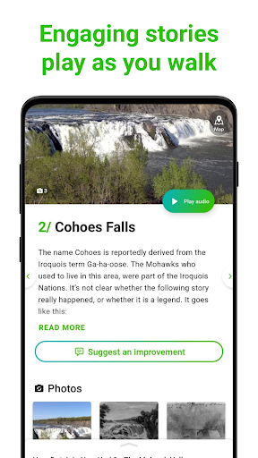 Cohoes Tour Guide:SmartGuide Screen 2