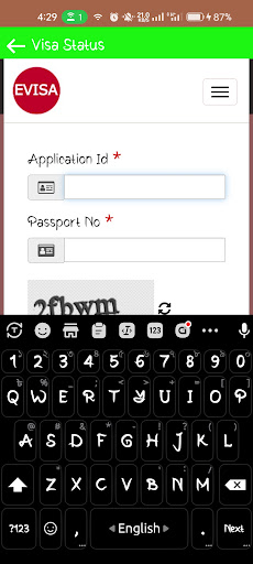 Japan Visa Apply - Visa Check Screen 3