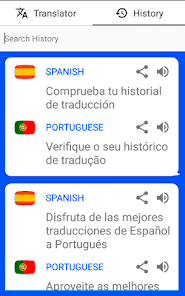 Sin lugar a dudas trapo Cumplir Portugués - Español Traductor - Aplicaciones en Google Play